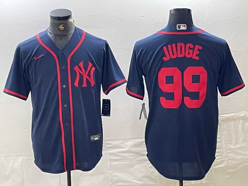 Men's New York Yankees #99 Aaron Judge Navy Red Fashion Cool Base Jersey,We sell and wholesale Men's New York Yankees #99 Aaron Judge Navy Red Fashion Cool Base Jersey on line form chian!